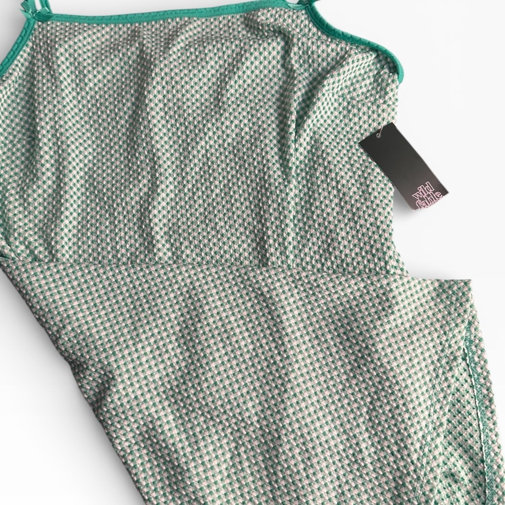 Green/white Women's mini dress - BRAND NEW WITH TAGS - Picture 2 of 2